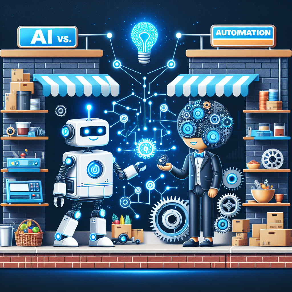 AI vs. Automation: What's the Difference Every Small Business Must Know?