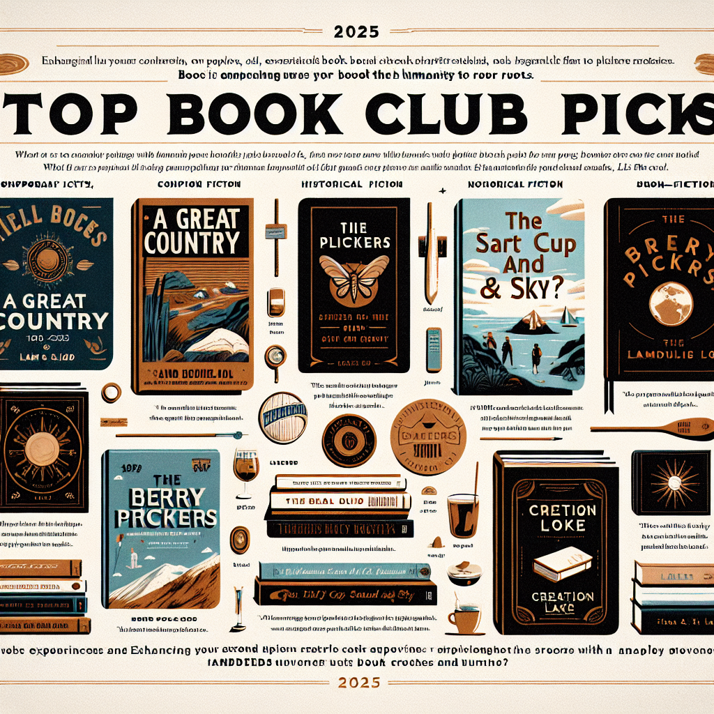 Top Book Club Picks for 2025: A Comprehensive Guide