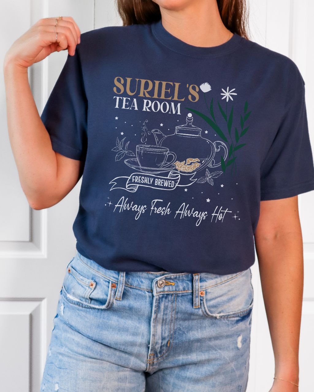 Suriel's Tea Room Comfort Colors T-Shirt - ACOTAR Sarah J. Maas Inspired Tee