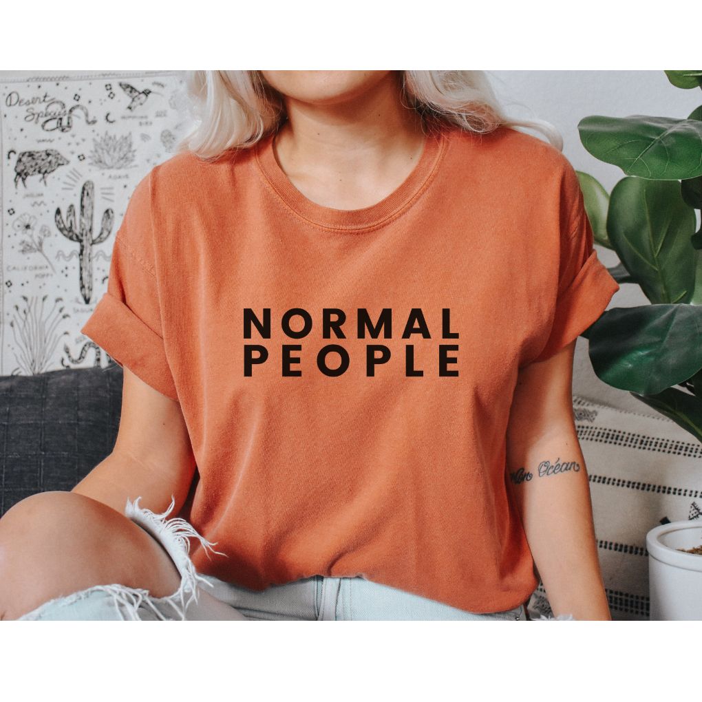 Yam Normal People Sally Rooney Inspired Comfort Colors T-Shirt - Bookish Shirt