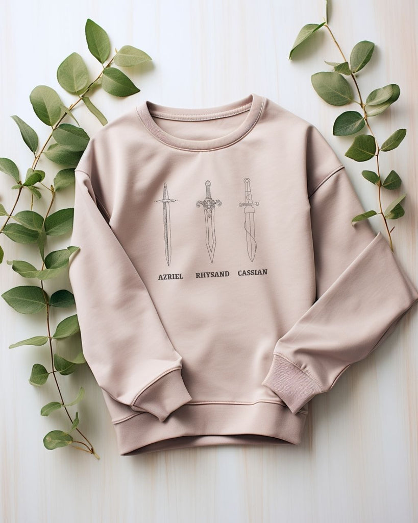A Court of Thorns and Roses Bat Boys Sweatshirt - ACOTAR Azriel, Cassian, Ryhsand Sweater - Liam & Lore