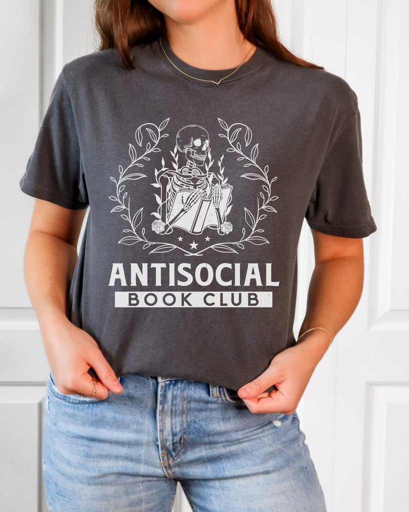 Anti Social Book Club Comfort Colors T-shirt - Liam & Lore