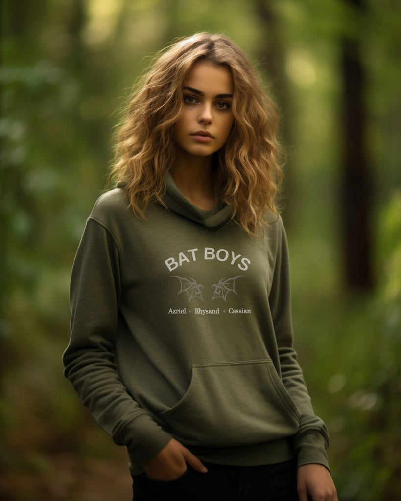 Bat Boys ACOTAR Hoodie - Sarah J Maas Inspired Bookish Hoodie - Liam & Lore