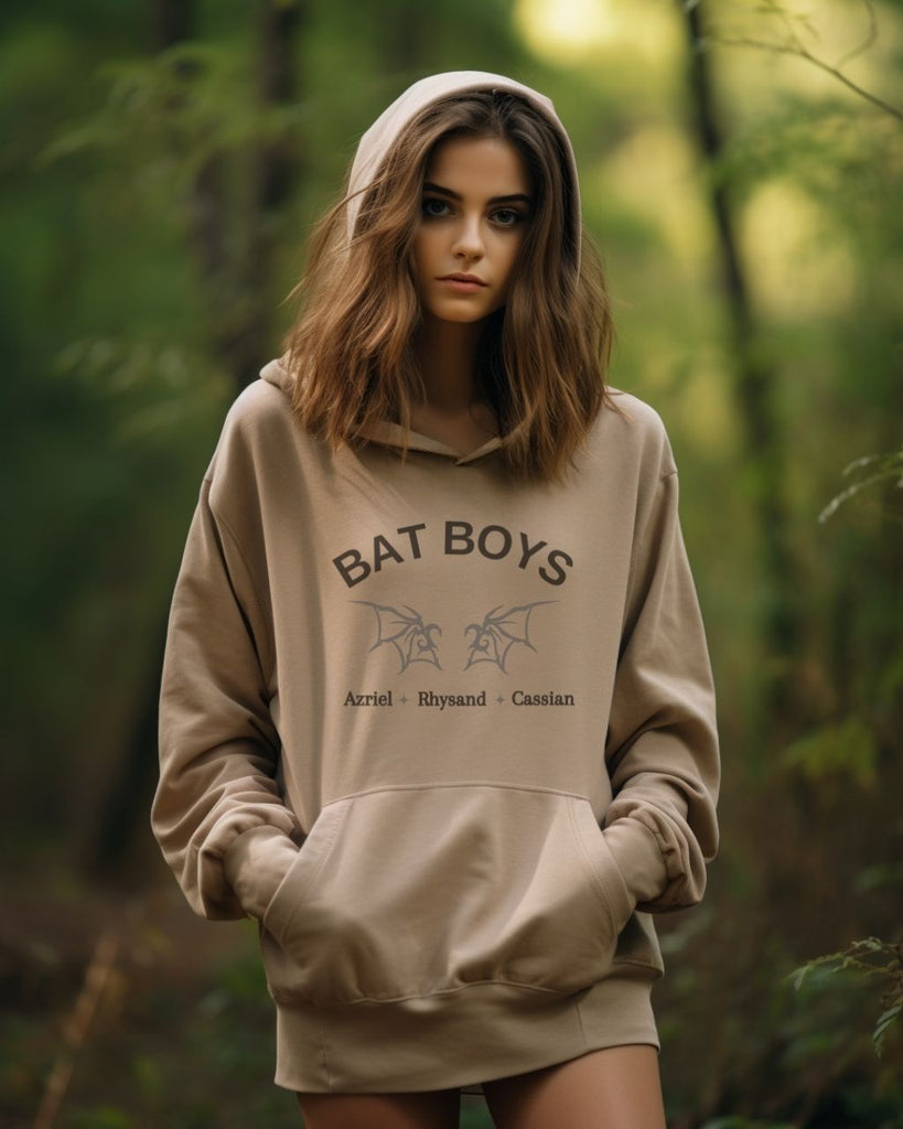 Bat Boys ACOTAR Hoodie - Sarah J Maas Inspired Bookish Hoodie - Liam & Lore