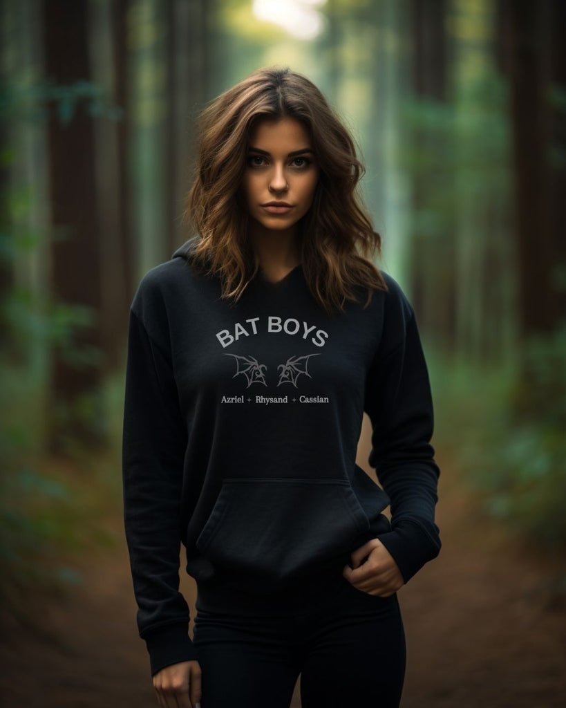 Bat Boys ACOTAR Hoodie - Sarah J Maas Inspired Bookish Hoodie - Liam & Lore