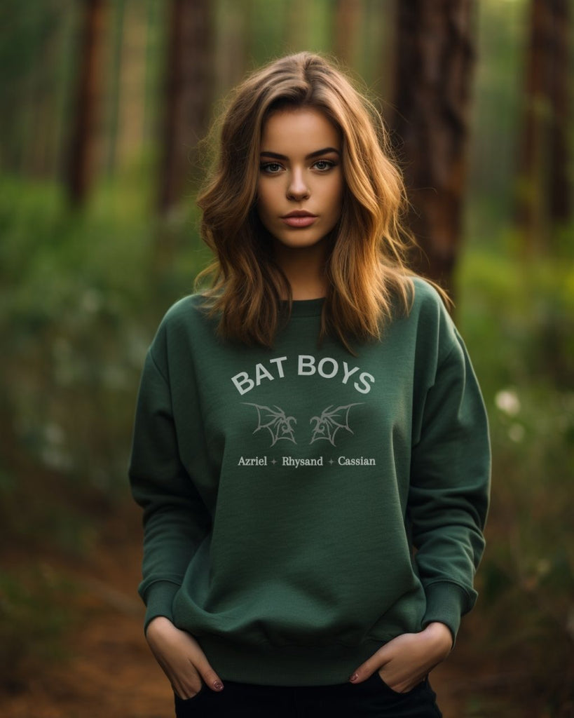 Bat Boys ACOTAR Sweatshirt - Sarah J Maas Inspired Bookish Sweatshirt - Liam & Lore