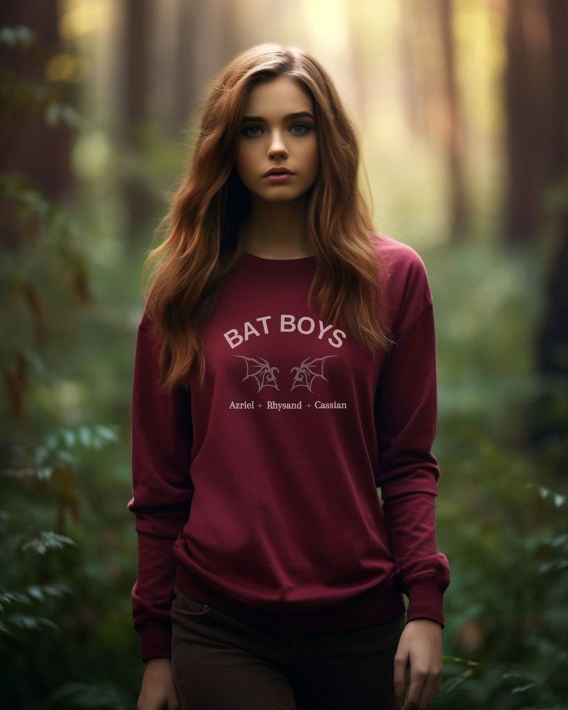 Bat Boys ACOTAR Sweatshirt - Sarah J Maas Inspired Bookish Sweatshirt - Liam & Lore