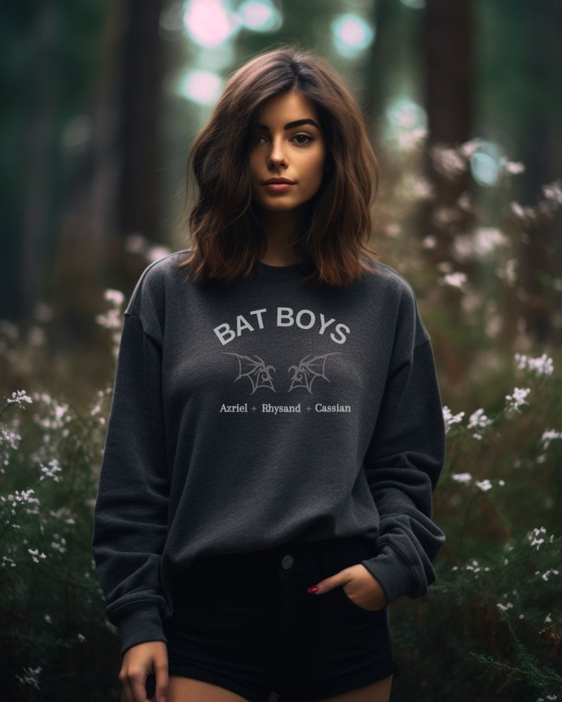 Bat Boys ACOTAR Sweatshirt - Sarah J Maas Inspired Bookish Sweatshirt - Liam & Lore