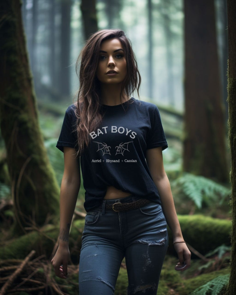 Bat Boys ACOTAR T-Shirt - Sarah J Maas Inspired Bookish T-Shirt - Liam & Lore