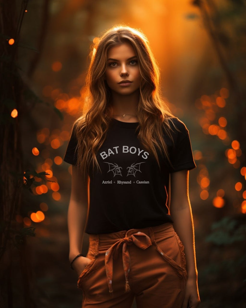 Bat Boys ACOTAR T-Shirt - Sarah J Maas Inspired Bookish T-Shirt - Liam & Lore