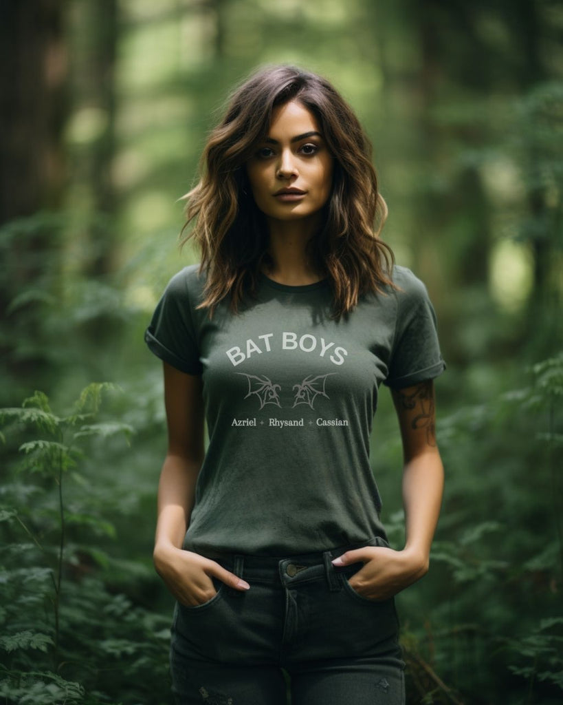 Bat Boys ACOTAR T-Shirt - Sarah J Maas Inspired Bookish T-Shirt - Liam & Lore
