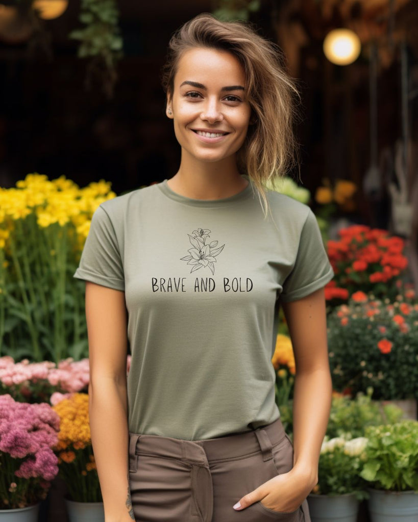 Brave and Bold Comfort Colors T-Shirt - Colleen Hoover Inspired Shirt - Liam & Lore