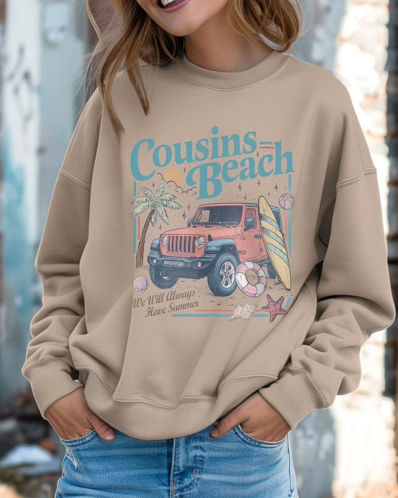 Cousins Beach Sweatshirt | Jeep Edition | The Summer I Turned Pretty Merch (TSITP Crewneck) - Liam & Lore