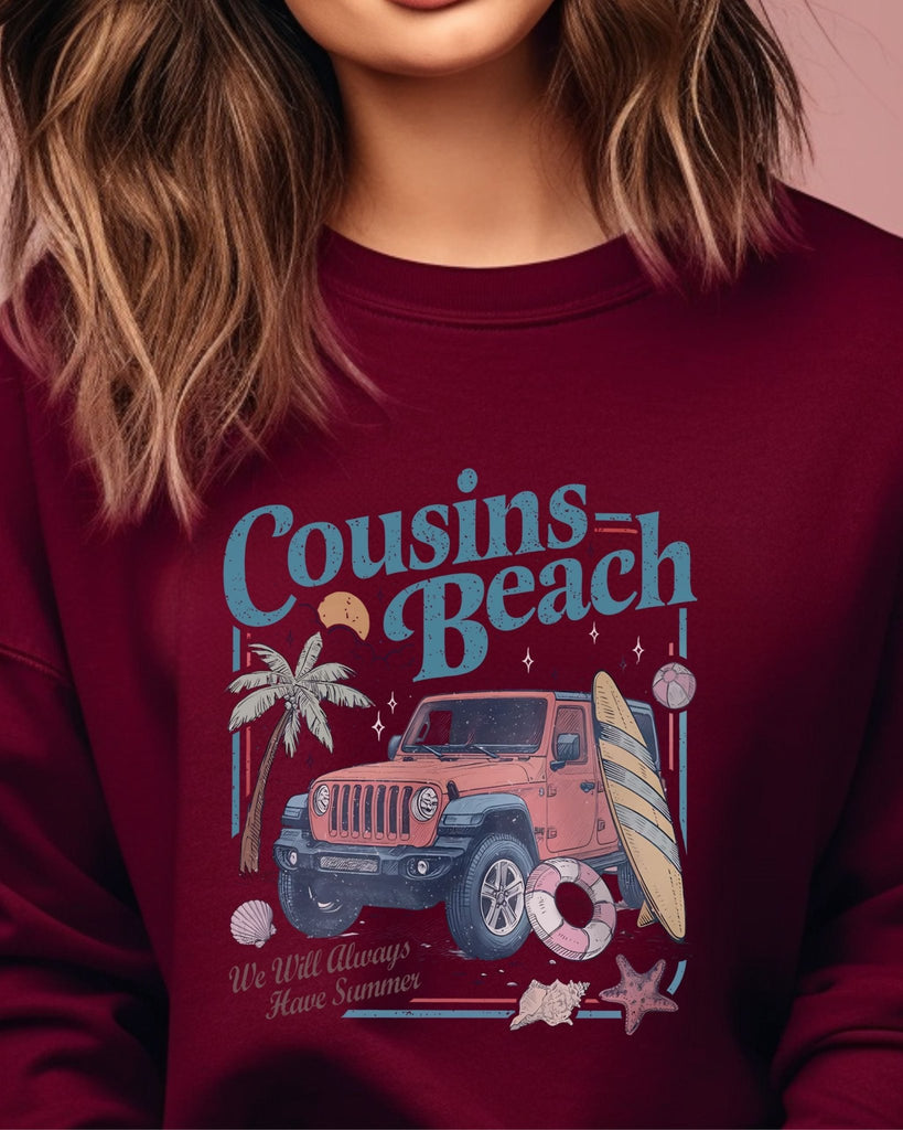 Cousins Beach Sweatshirt | Jeep Edition | The Summer I Turned Pretty Merch (TSITP Crewneck) - Liam & Lore