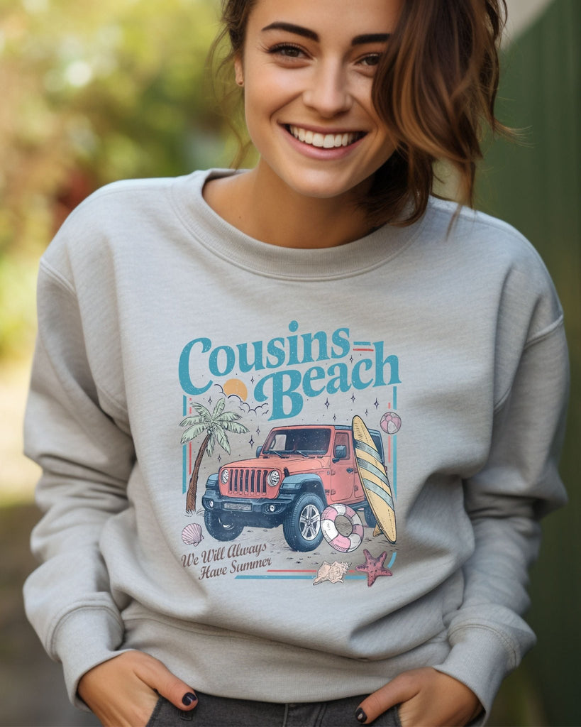 Cousins Beach Sweatshirt | Jeep Edition | The Summer I Turned Pretty Merch (TSITP Crewneck) - Liam & Lore