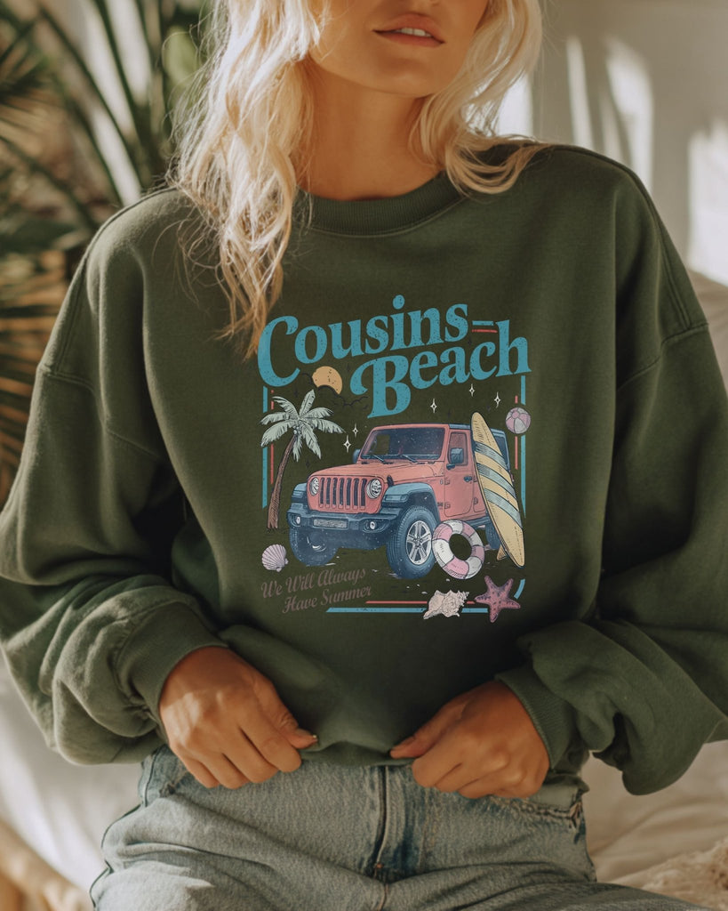 Cousins Beach Sweatshirt | Jeep Edition | The Summer I Turned Pretty Merch (TSITP Crewneck) - Liam & Lore