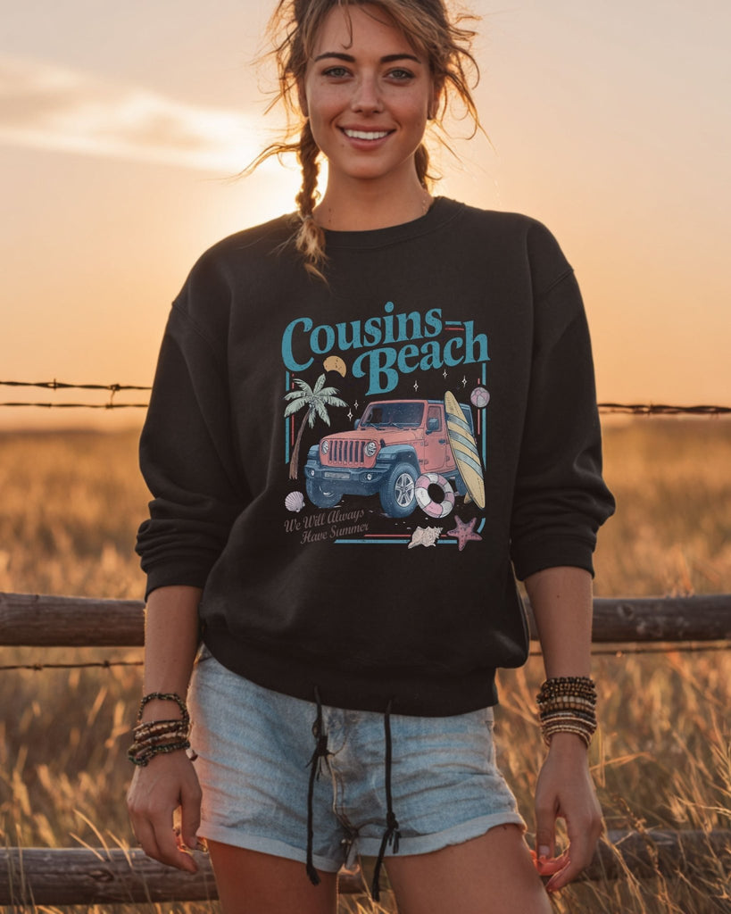 Cousins Beach Sweatshirt | Jeep Edition | The Summer I Turned Pretty Merch (TSITP Crewneck) - Liam & Lore