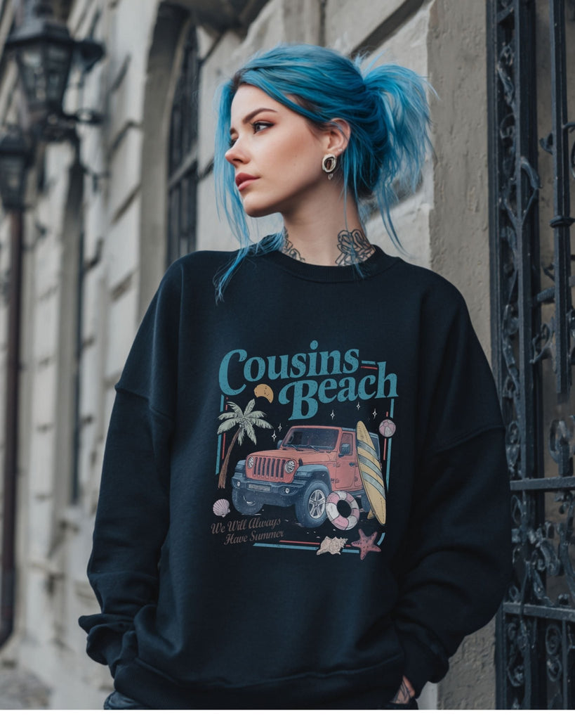Cousins Beach Sweatshirt | Jeep Edition | The Summer I Turned Pretty Merch (TSITP Crewneck) - Liam & Lore