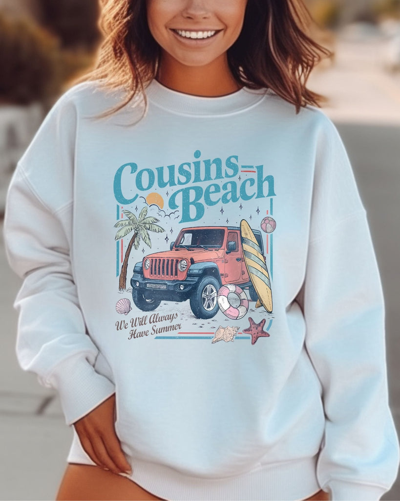 Cousins Beach Sweatshirt | Jeep Edition | The Summer I Turned Pretty Merch (TSITP Crewneck) - Liam & Lore