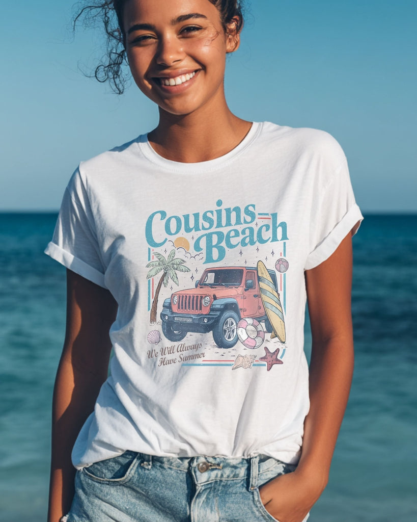 Cousins Beach T-Shirt | Jeep Edition | The Summer I Turned Pretty Merch (TSITP Comfort Colors Tee) - Liam & Lore