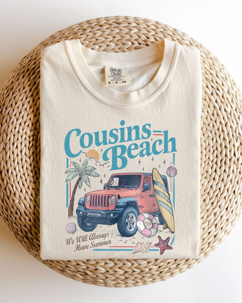 Cousins Beach T-Shirt | Jeep Edition | The Summer I Turned Pretty Merch (TSITP Comfort Colors Tee) - Liam & Lore