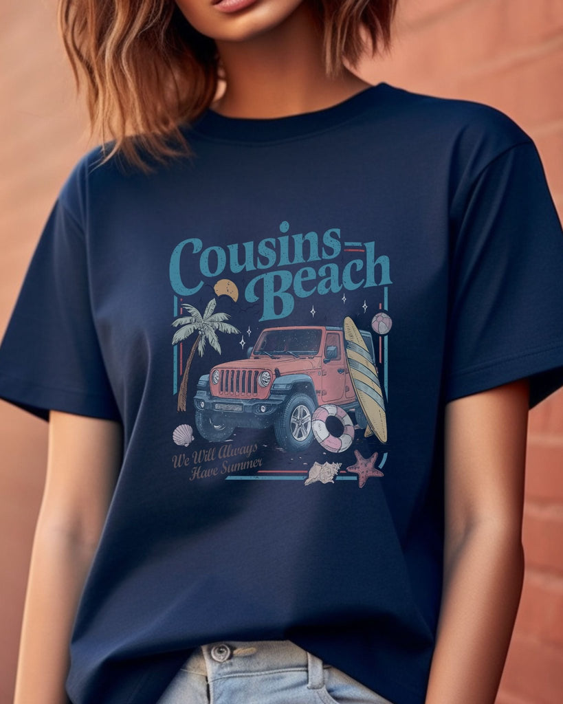 Cousins Beach T-Shirt | Jeep Edition | The Summer I Turned Pretty Merch (TSITP Comfort Colors Tee) - Liam & Lore