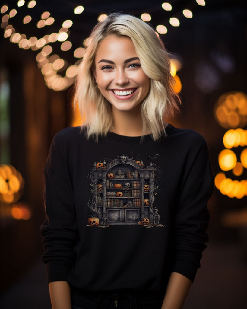 Gothic Halloween Watercolor Antique Bookish Sweatshirt - Liam & Lore