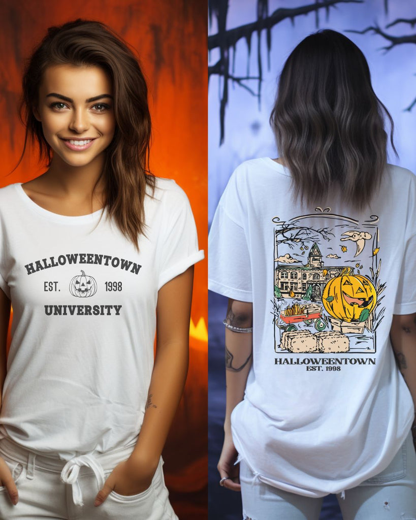 Halloweentown Front and Back Comfort Colors T-Shirt - Liam & Lore