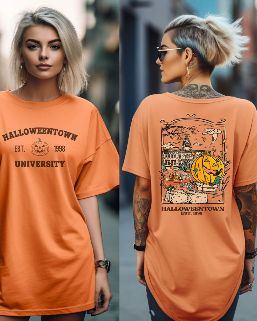 Halloweentown Front and Back Comfort Colors T-Shirt - Liam & Lore