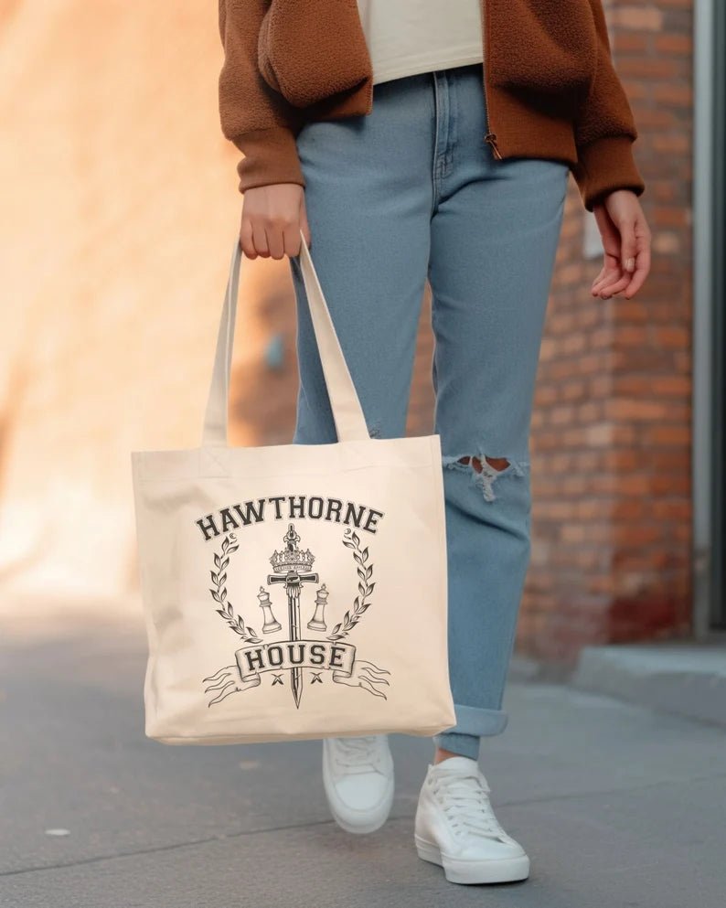 Hawthorne House Series Canvas Tote Bag For Books - Liam & Lore