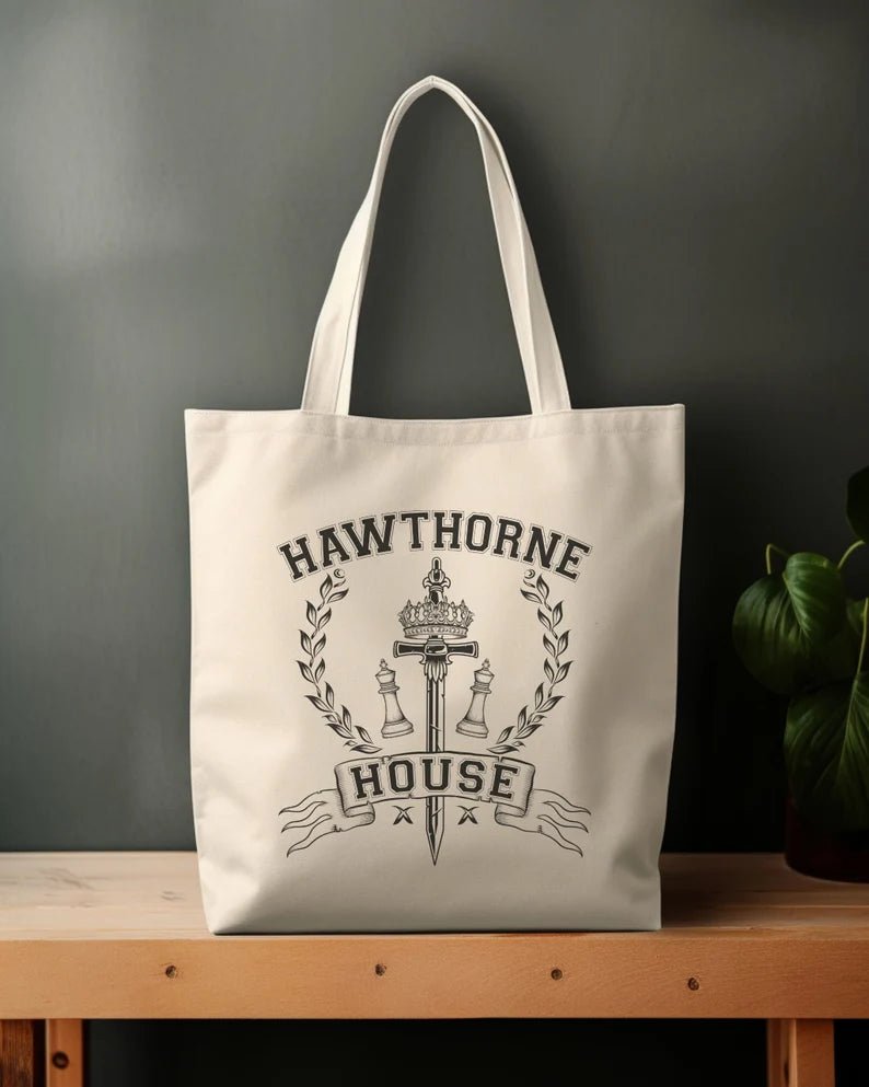Hawthorne House Series Canvas Tote Bag For Books - Liam & Lore