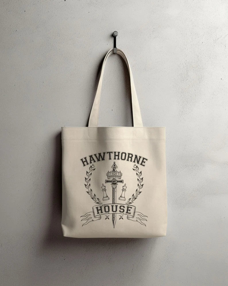 Hawthorne House Series Canvas Tote Bag For Books - Liam & Lore