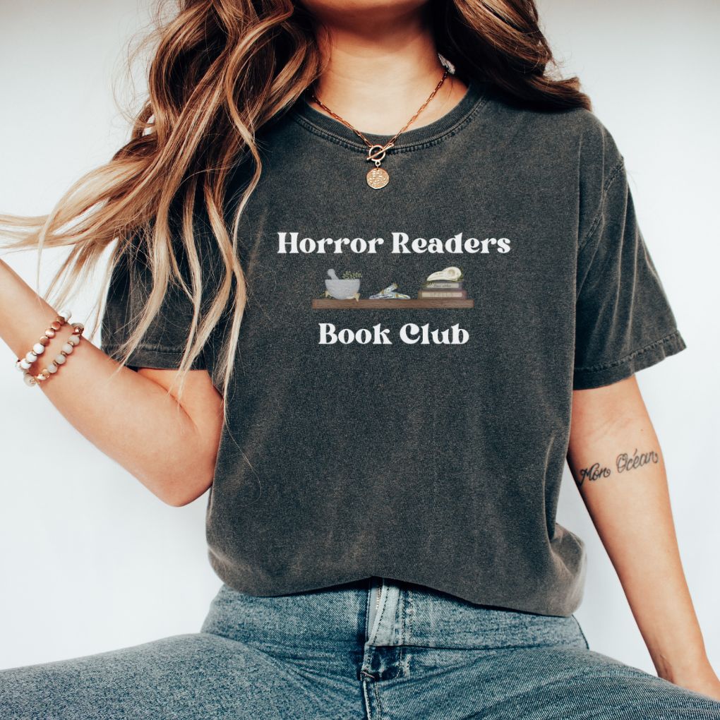Horror Readers Bookish Comfort Colors T-Shirt - Horror Thriller Books Fan Shirt - Liam & Lore