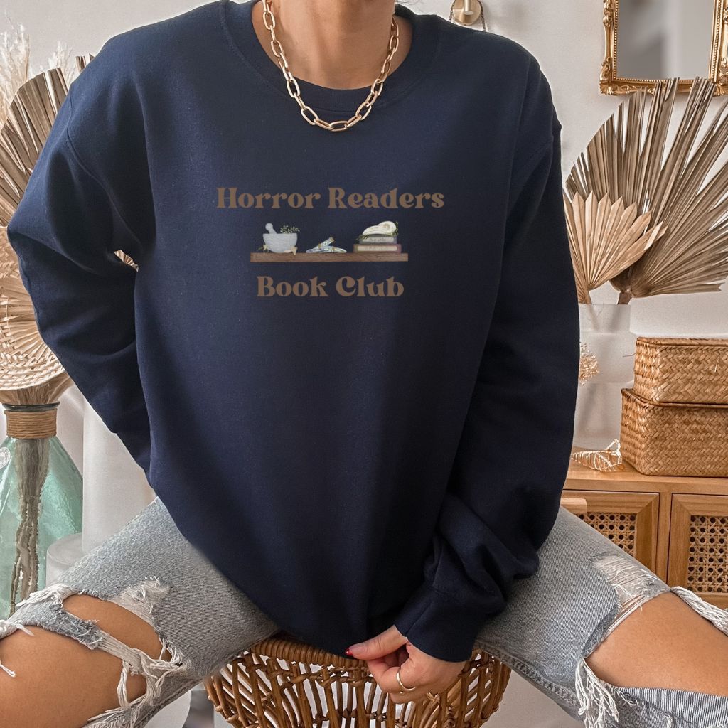 Horror Readers Bookish Sweatshirt - Horror Thriller Books Fan Sweater - Liam & Lore