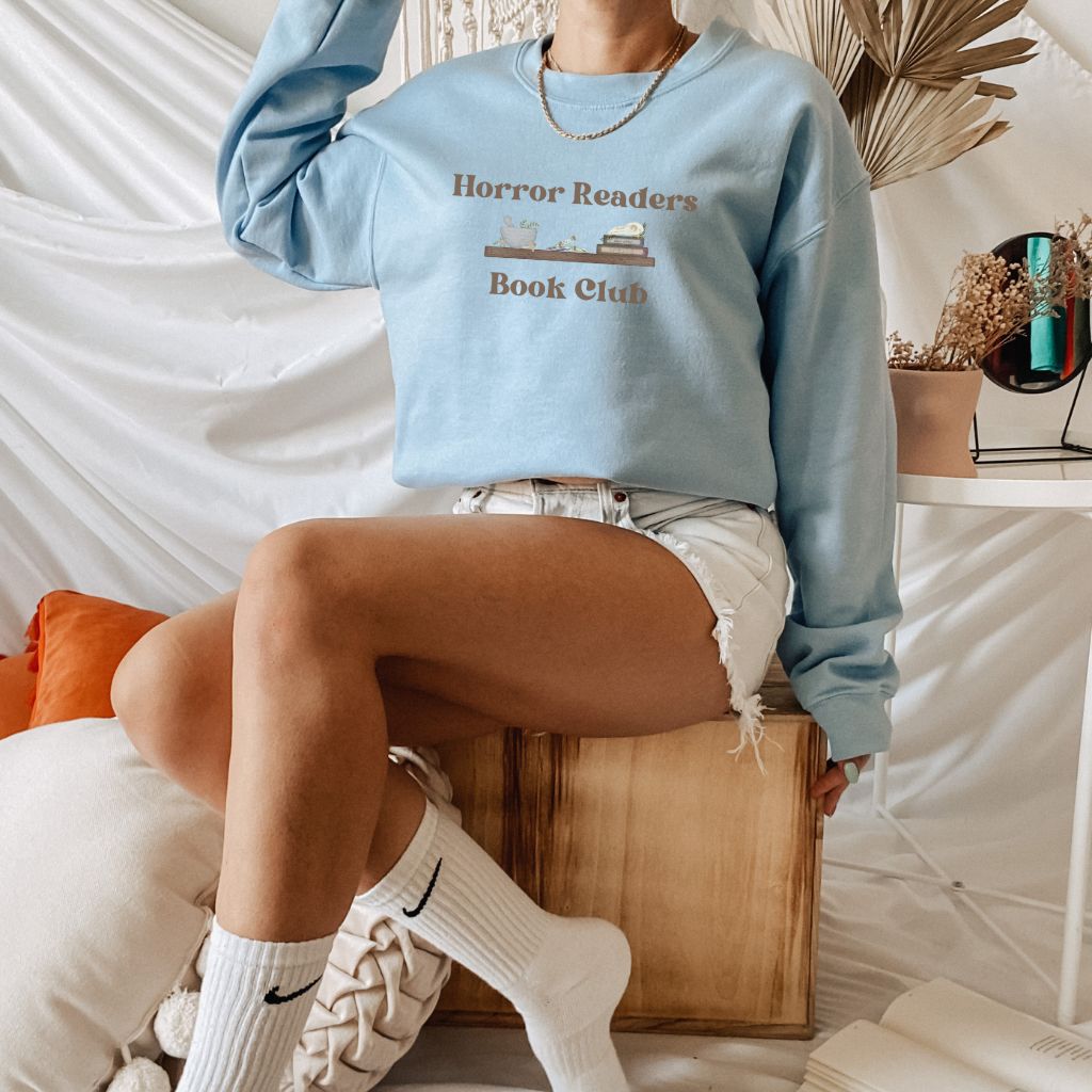 Horror Readers Bookish Sweatshirt - Horror Thriller Books Fan Sweater - Liam & Lore