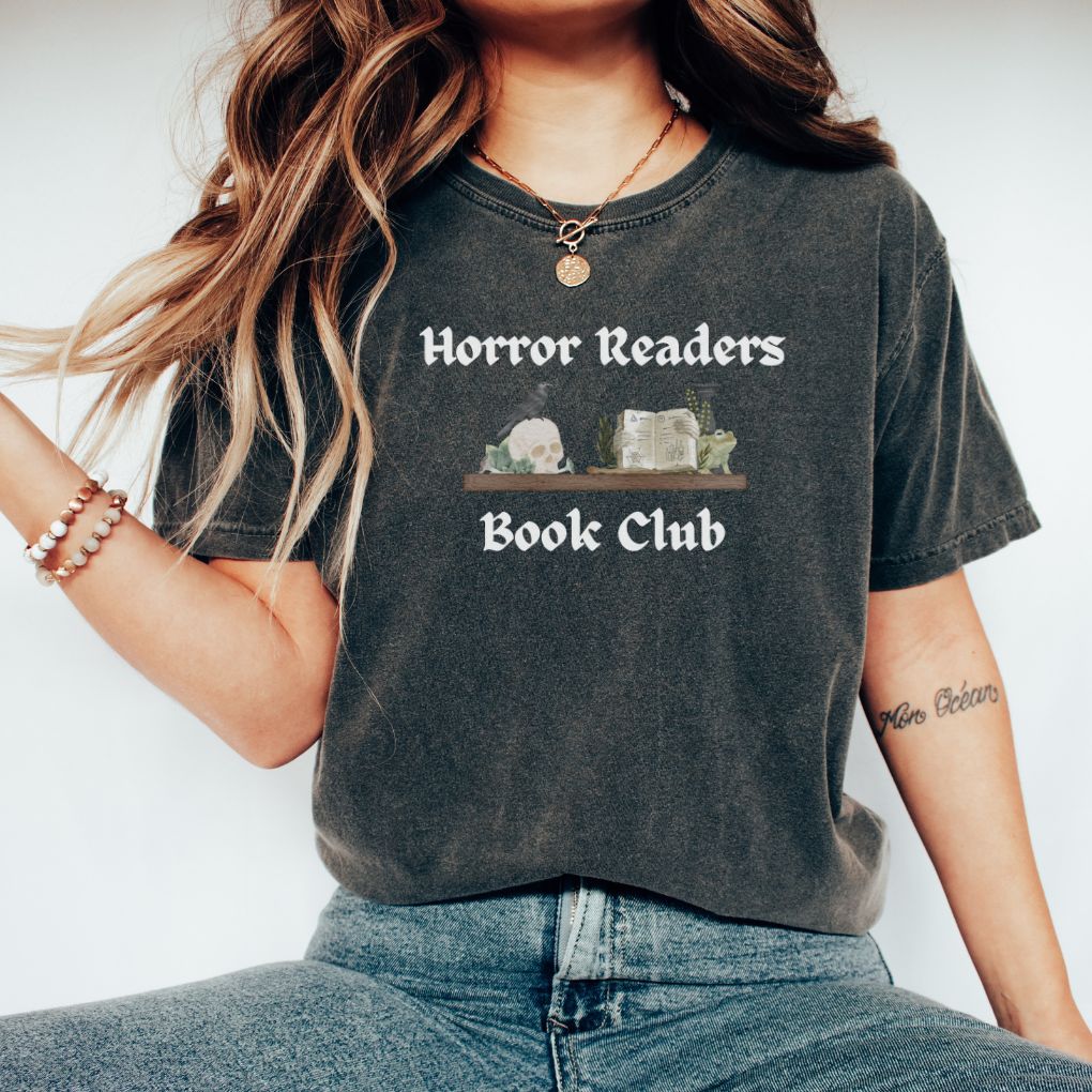 Horror Readers Comfort Colors Shirt - Horror Readers Fan Shirt - Liam & Lore