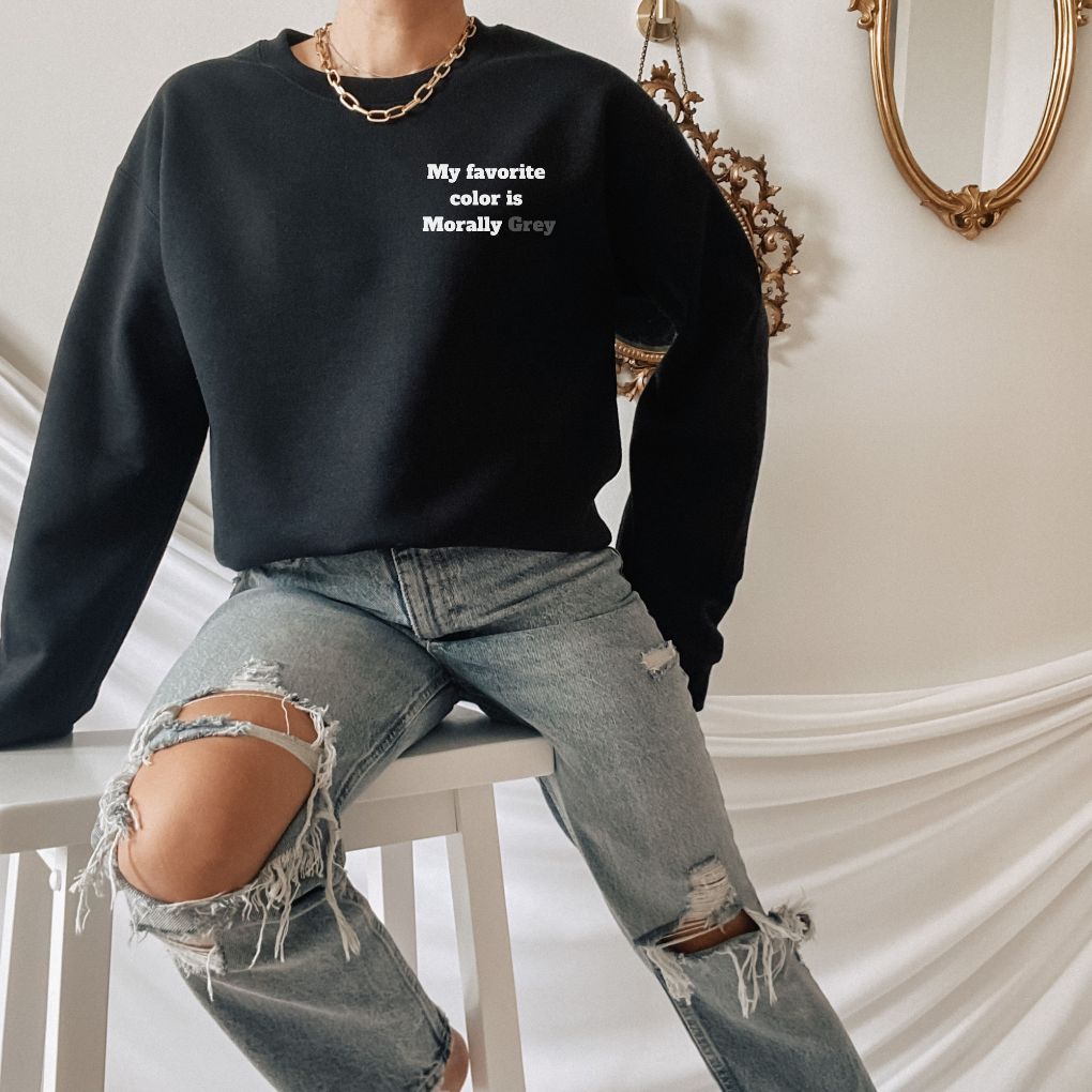 Morally Grey Characters Sweatshirt - Smut Readers Sweater - Liam & Lore