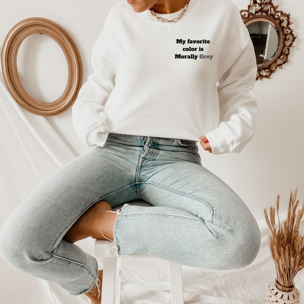 Morally Grey Characters Sweatshirt - Smut Readers Sweater - Liam & Lore