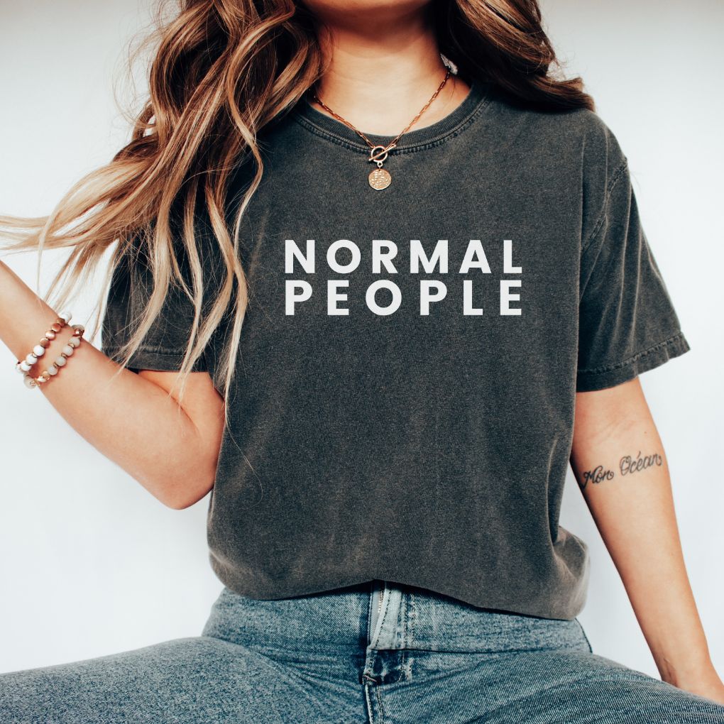 Normal People Comfort Colors T-Shirt - Sally Rooney Inspired Bookish Shirt - Liam & Lore