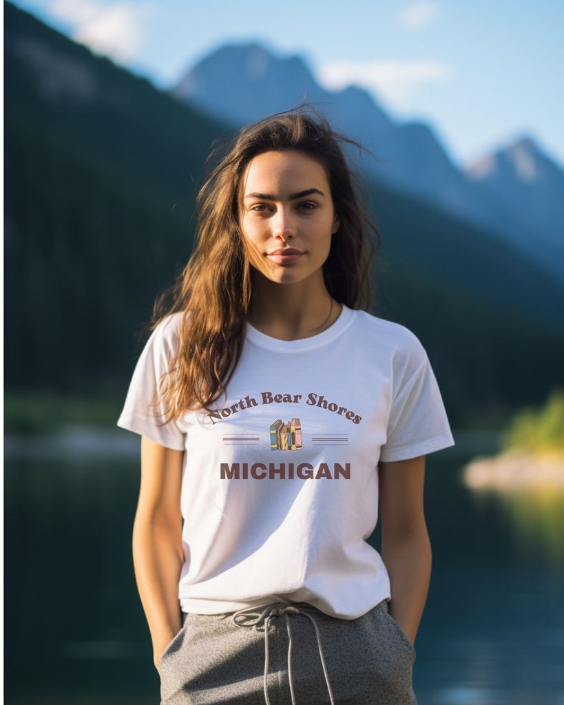North Bear Shores Michigan Comfort Colors T-Shirt - Emily Henry Bookish Inspired Tee - Liam & Lore