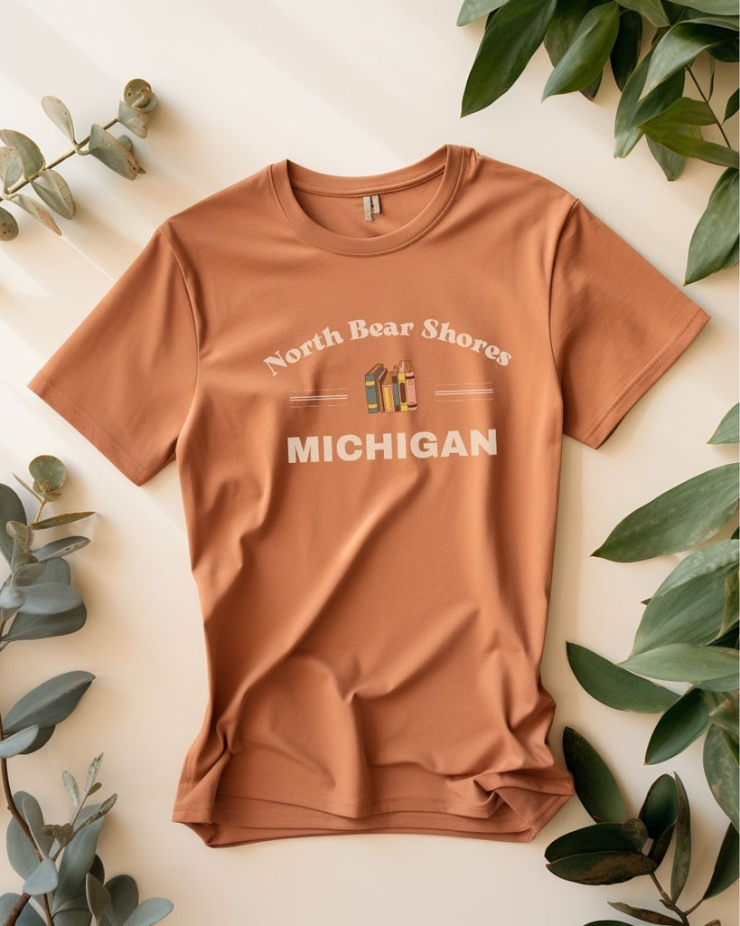 North Bear Shores Michigan Comfort Colors T-Shirt - Emily Henry Bookish Inspired Tee - Liam & Lore