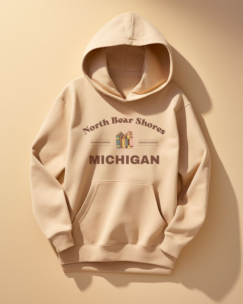 North Bear Shores Michigan Hoodie - Emily Henry Bookish Inspired Hoodie - Liam & Lore