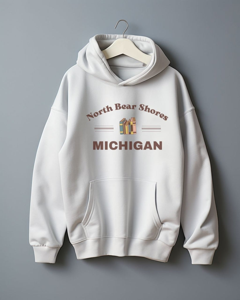 North Bear Shores Michigan Hoodie - Emily Henry Bookish Inspired Hoodie - Liam & Lore