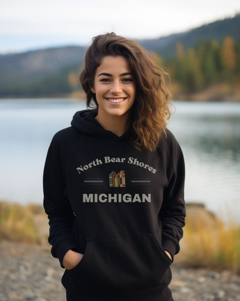 North Bear Shores Michigan Hoodie - Emily Henry Bookish Inspired Hoodie - Liam & Lore