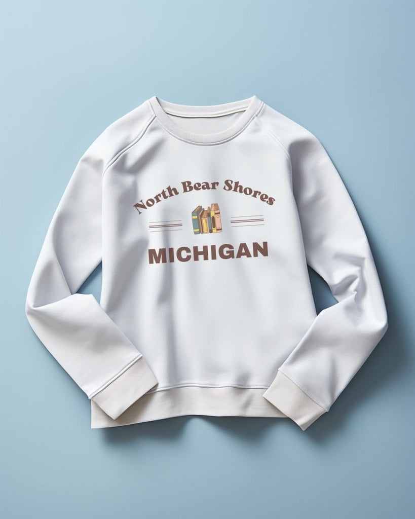 North Bear Shores Michigan Sweatshirt - Emily Henry Bookish Inspired Sweater - Liam & Lore