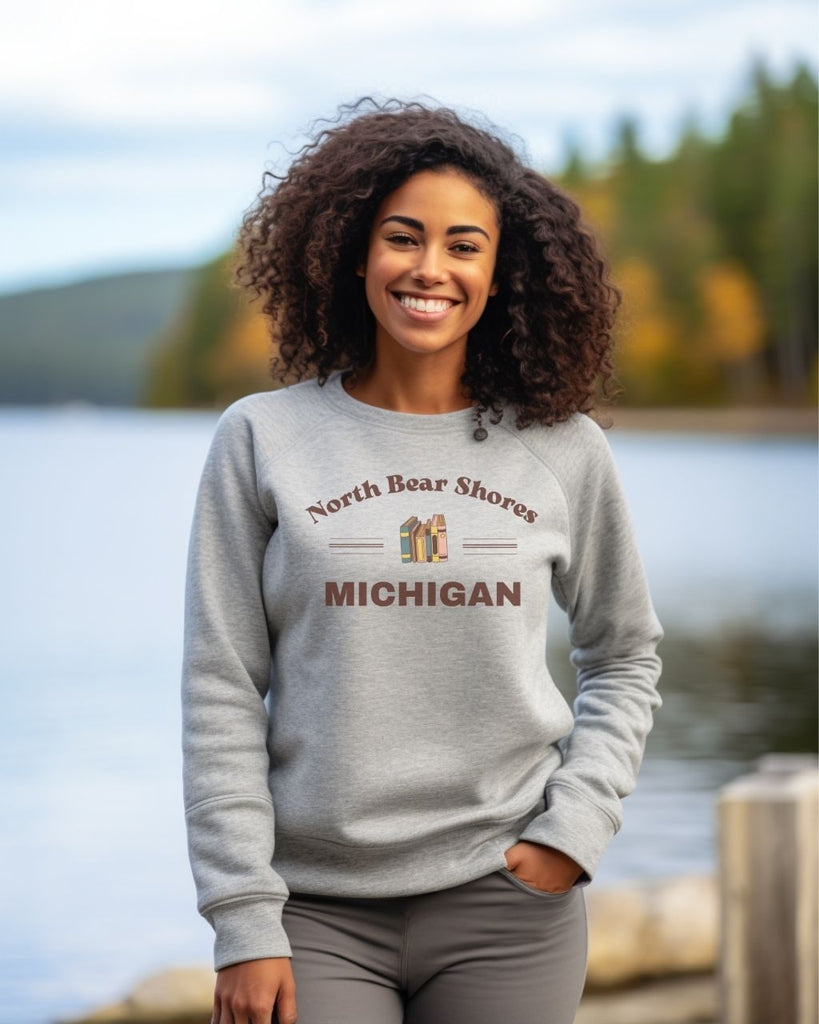 North Bear Shores Michigan Sweatshirt - Emily Henry Bookish Inspired Sweater - Liam & Lore