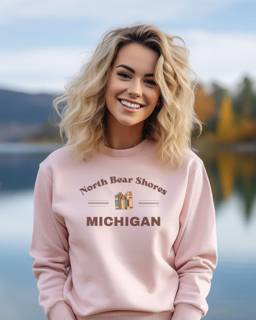 North Bear Shores Michigan Sweatshirt - Emily Henry Bookish Inspired Sweater - Liam & Lore