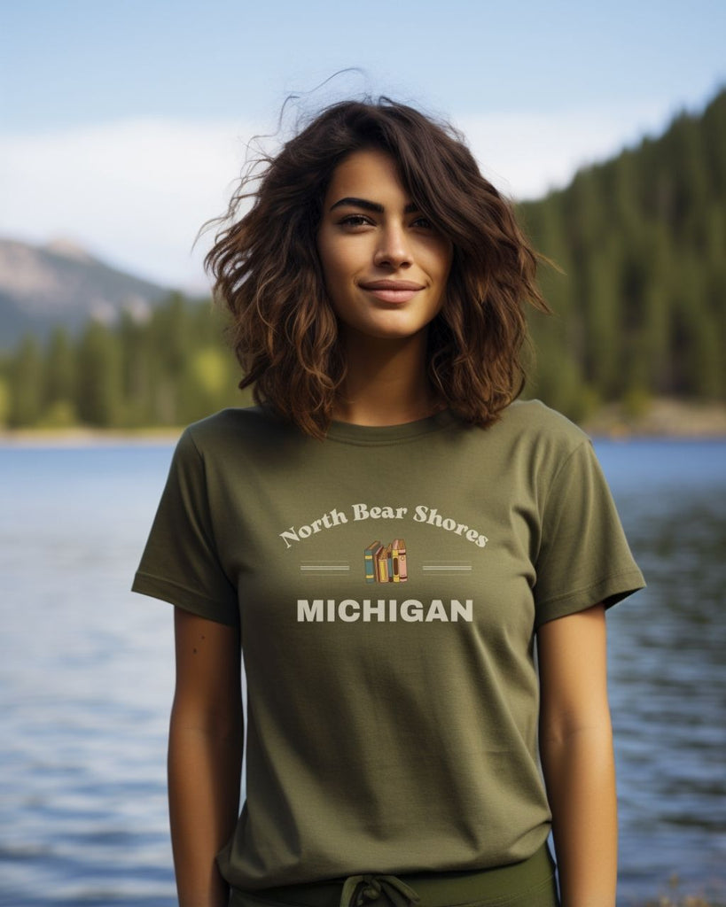 North Bear Shores Michigan T-Shirt - Emily Henry Bookish Inspired Tee - Liam & Lore