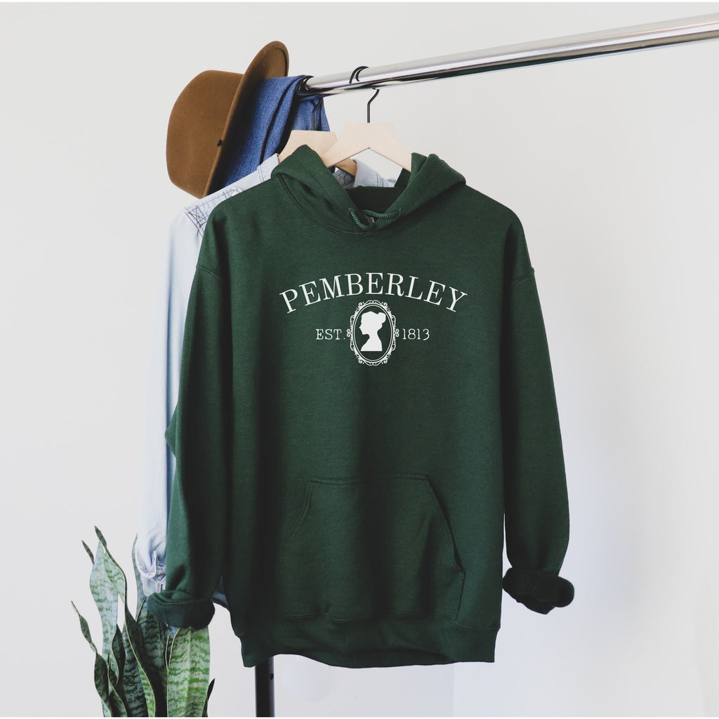 Pemberley Silhouette Hoodie - Jane Austen Inspired Bookish Hoodie - Liam & Lore
