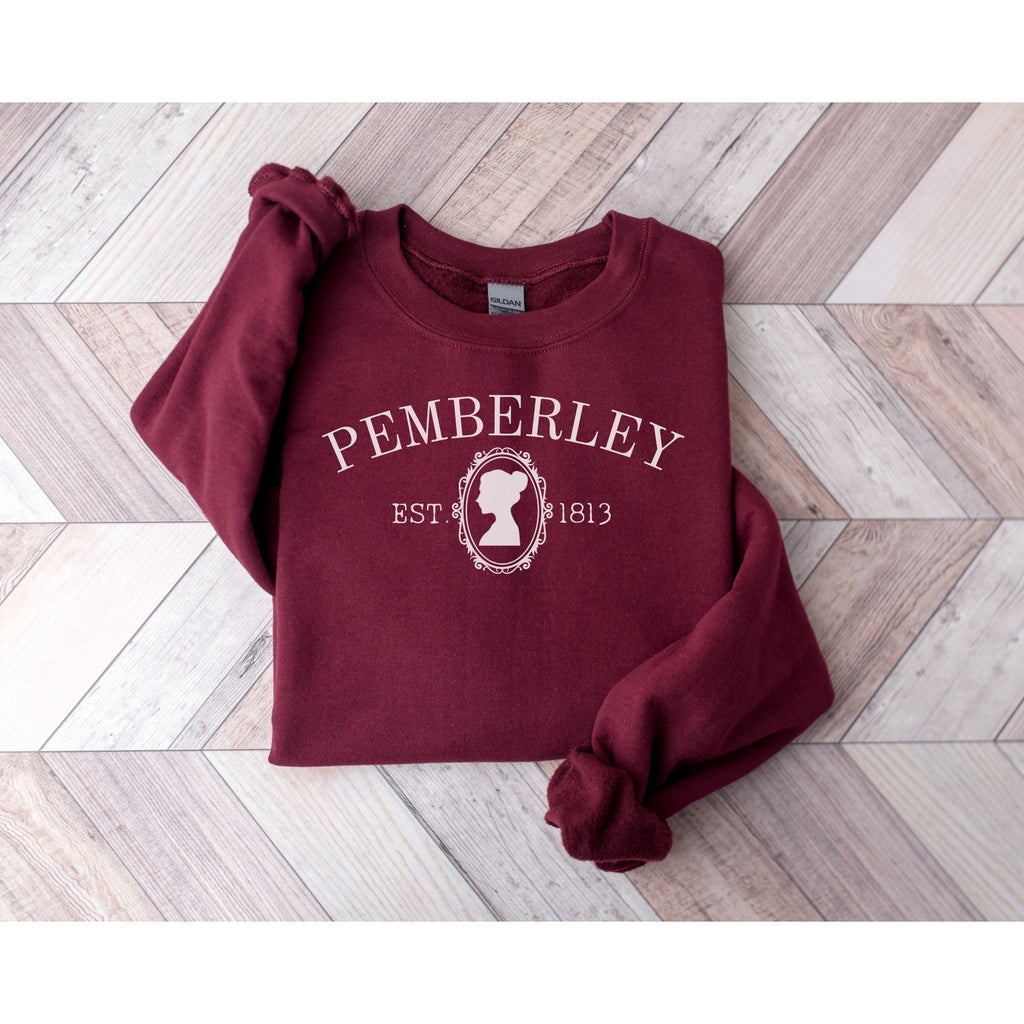 Pemberley Silhouette Sweatshirt - Jane Austen Inspired Bookish Sweatshirt - Liam & Lore